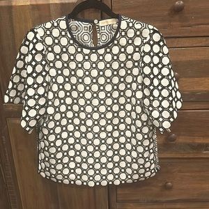 NWOT Tory Burch Short Sleeve Blouse